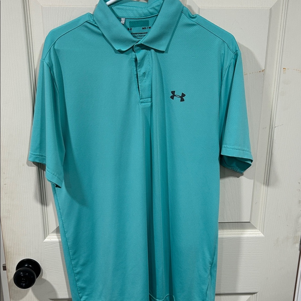 Under Armour Men's Aqua Polo Shirt